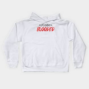 Code Blooded Kids Hoodie